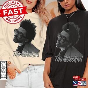 The Weeknd Rap Shirt Tupac Shakur 90S Y2K Merch  Rapper  T-Shirt